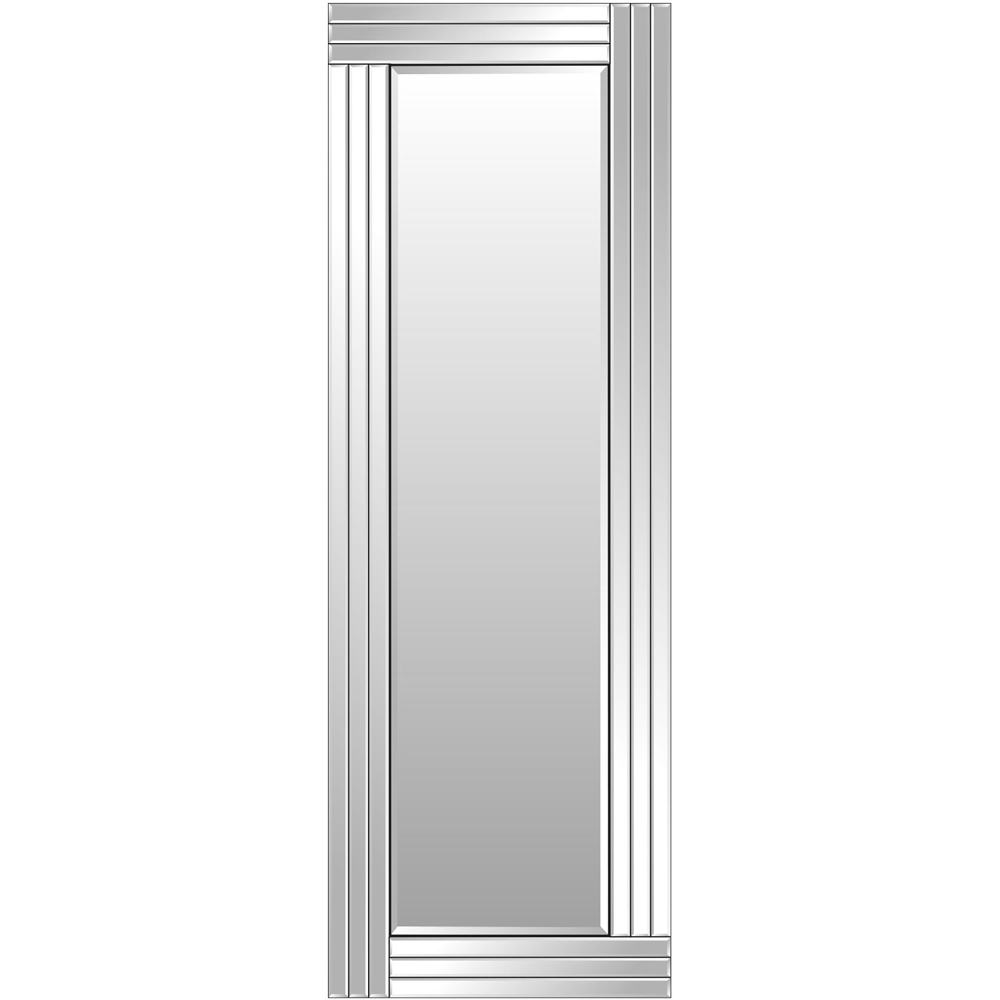 Oakley Triple Edge Bevelled All Glass Dress Mirror 120 x 40cm Image 1