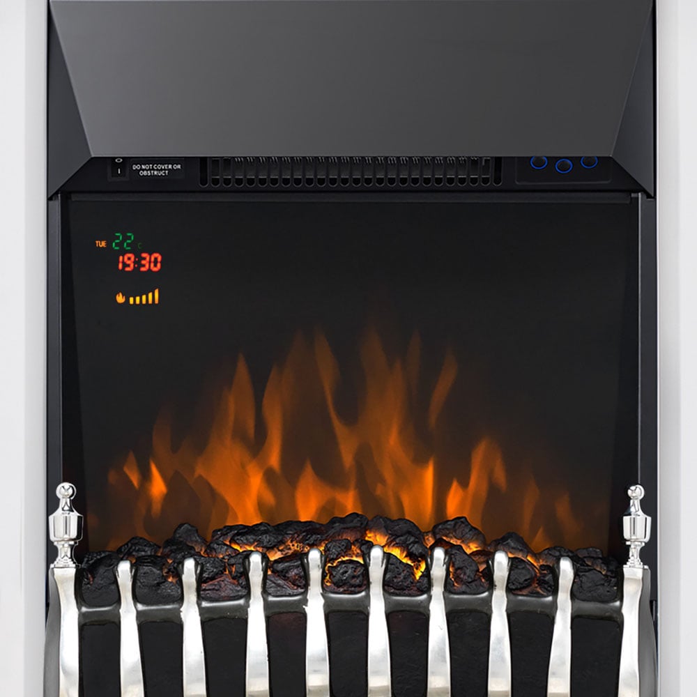Focal Point Blenheim Chrome Electric Fire 2kW Image 4