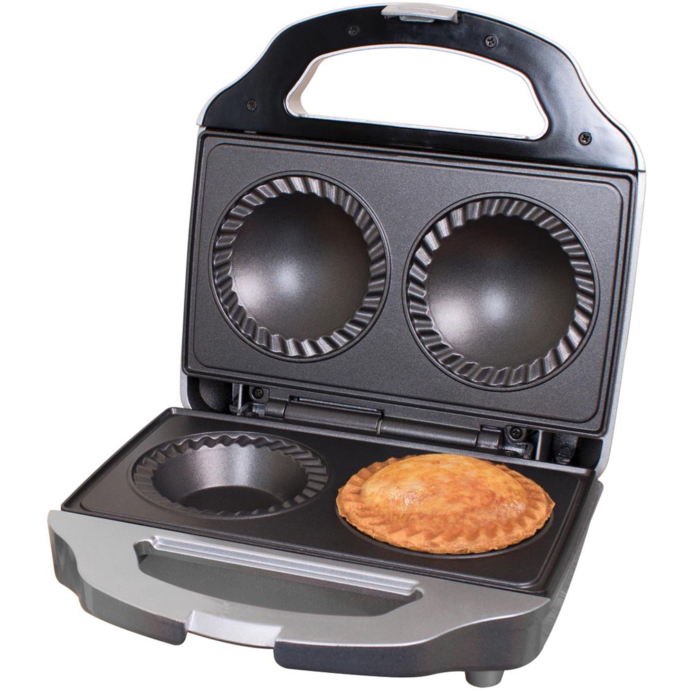 Quest Silver Double Pie Maker 700W Image 4