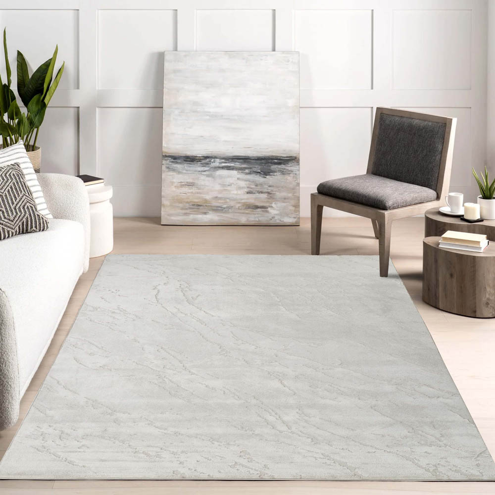 Desire Rugs Novu Valley Beige Modern Abstract Metallic Sheen Rug 200 x 290cm Image 2