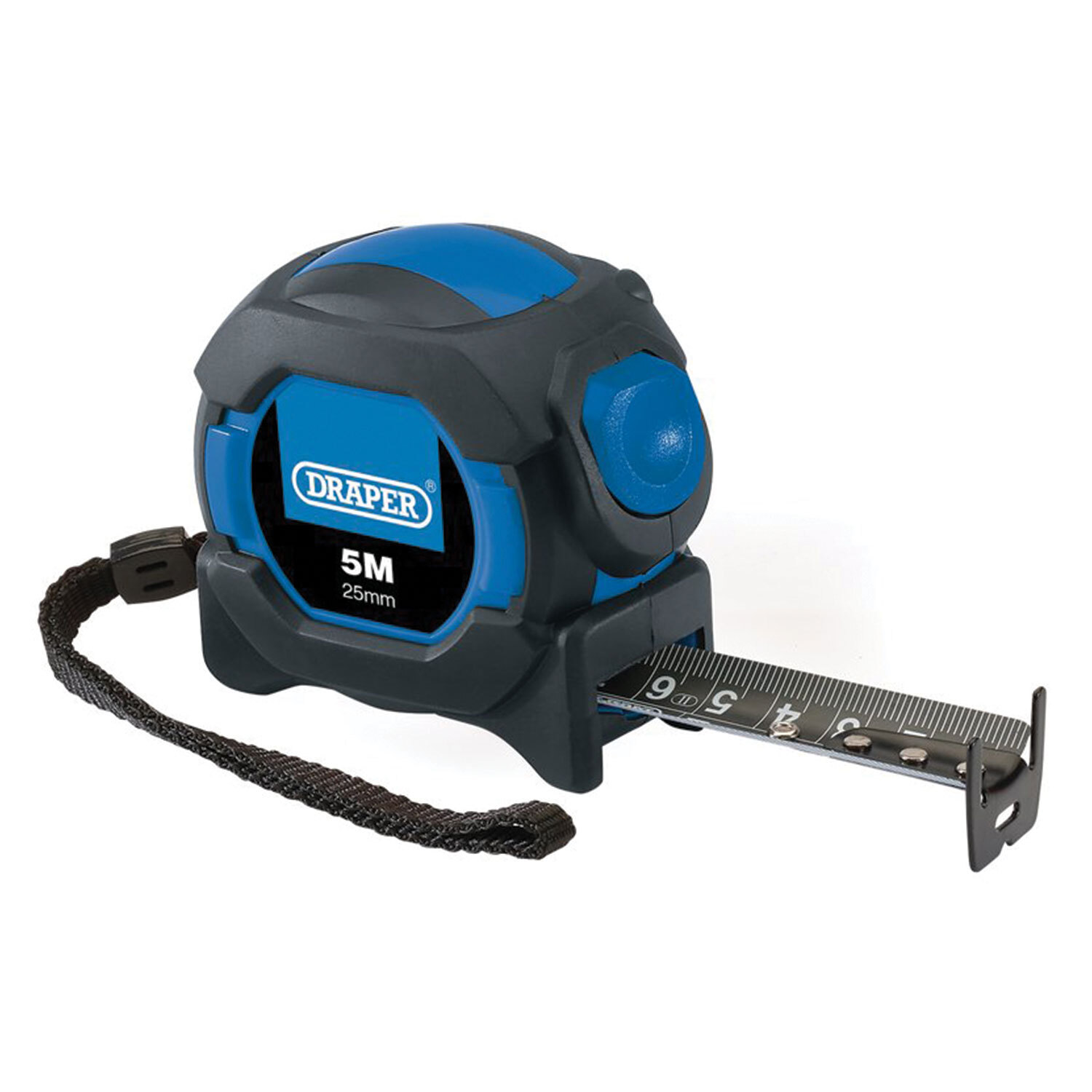 Draper Blue Auto Lock Tape Measure 5m Image