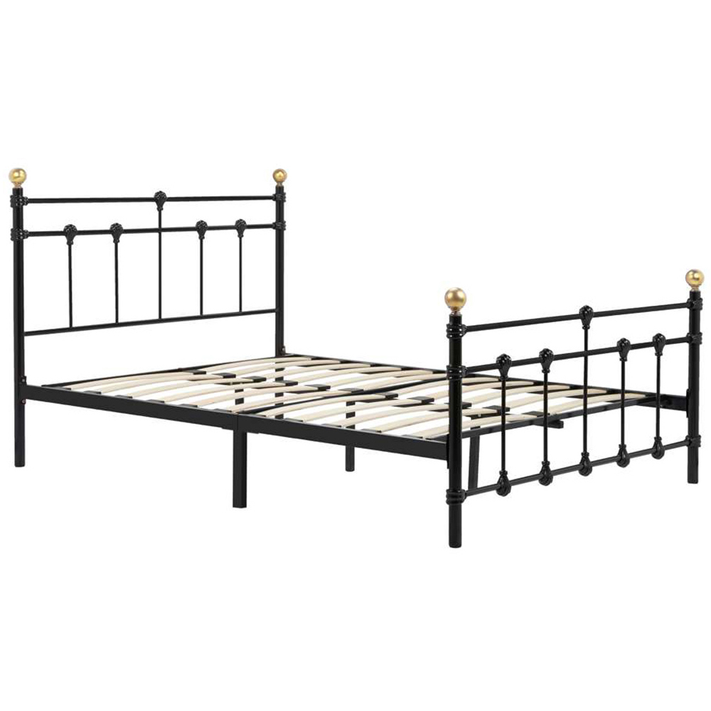 Atlas Small Double Black Bed Image 2