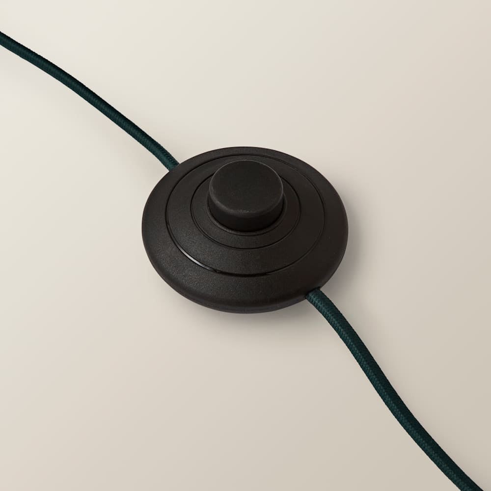 ValueLights Martha Conical Teal Velvet Midi Floor Lamp and Bulb Image 4