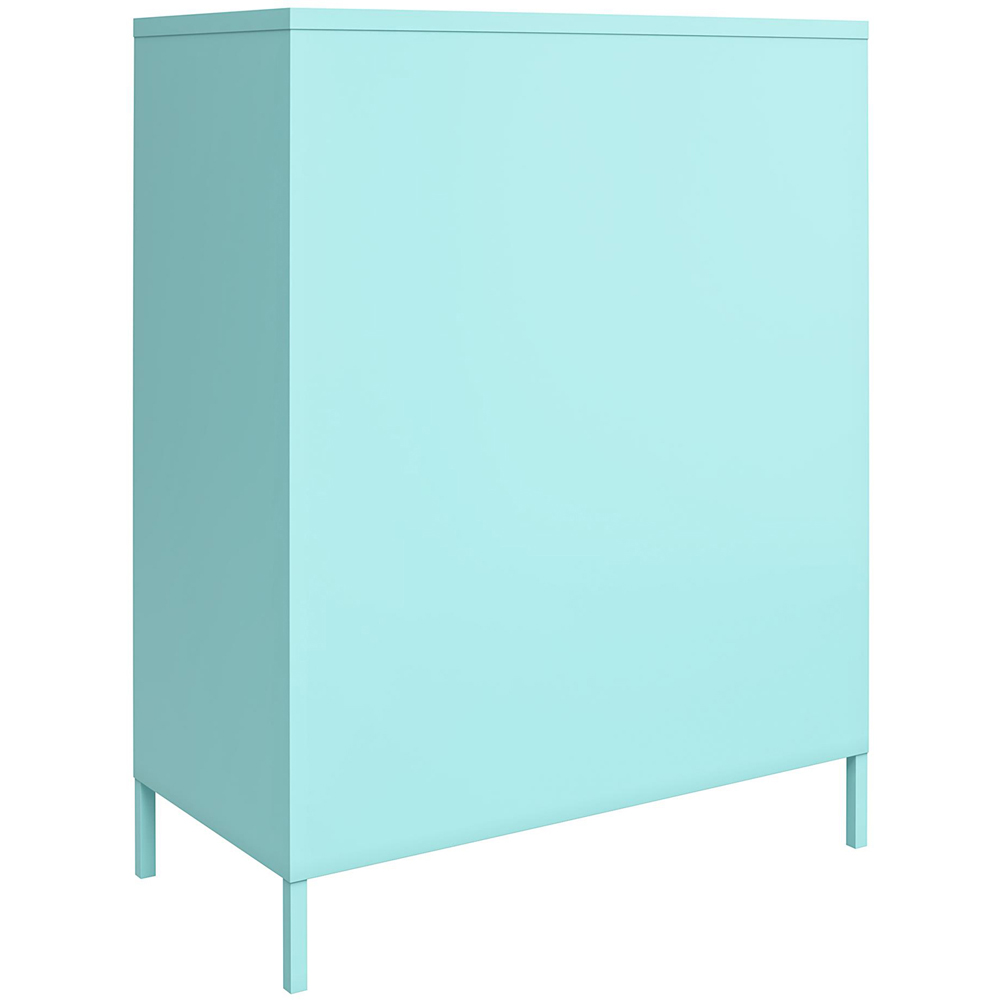 Novogratz Cache 2 Door Mint Metal Locker Storage Cabinet Image 5