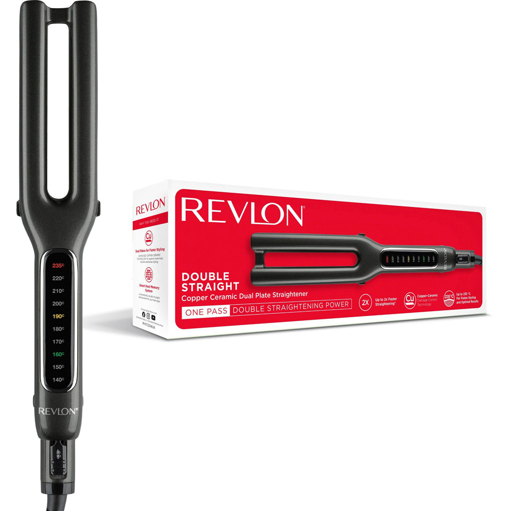 Revlon Double Straight Hair Straightener Image 2