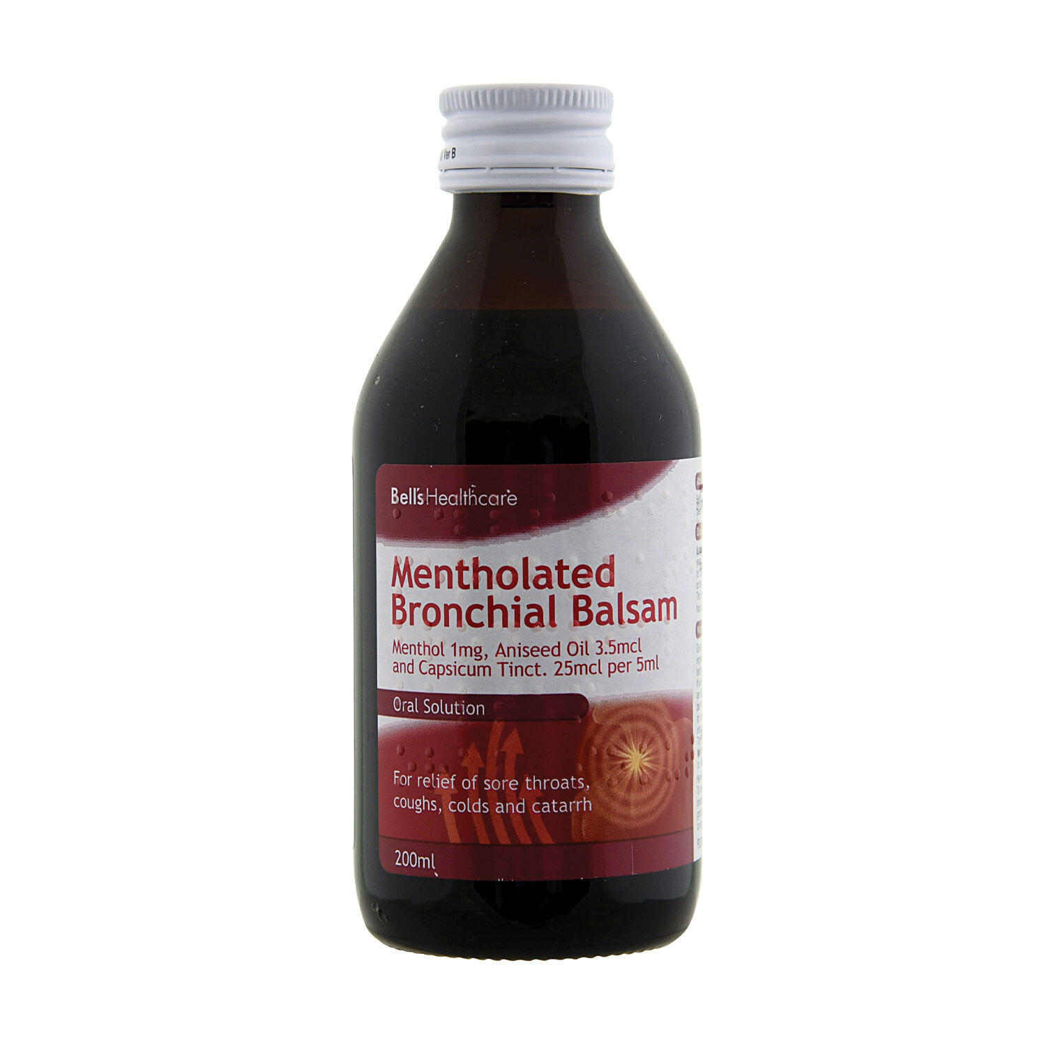 Bell's Healthcare Mentholated Bronchial Balsam Cough Syrup 200ml Image