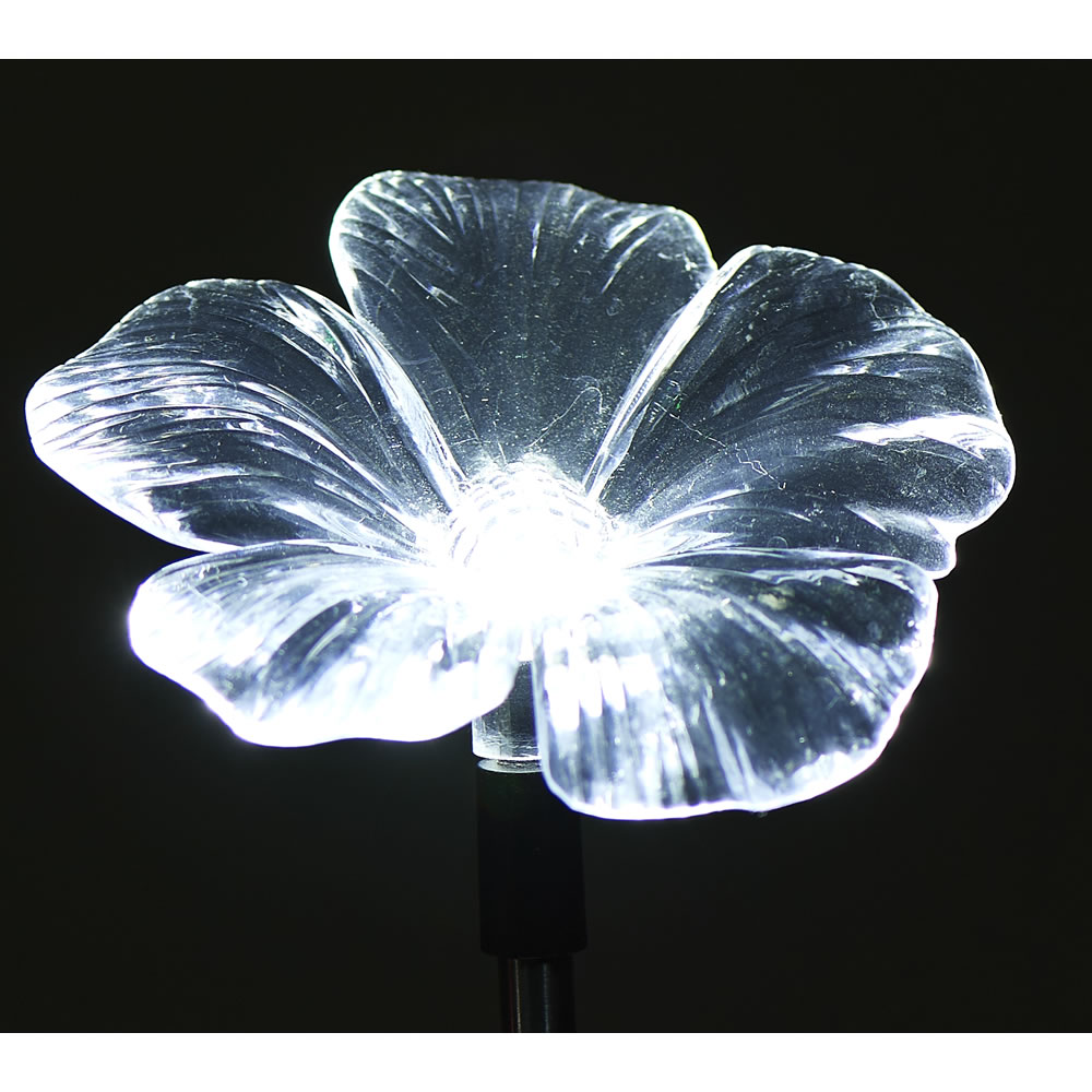 Wilko Solar Light Plastic Flower Image 2