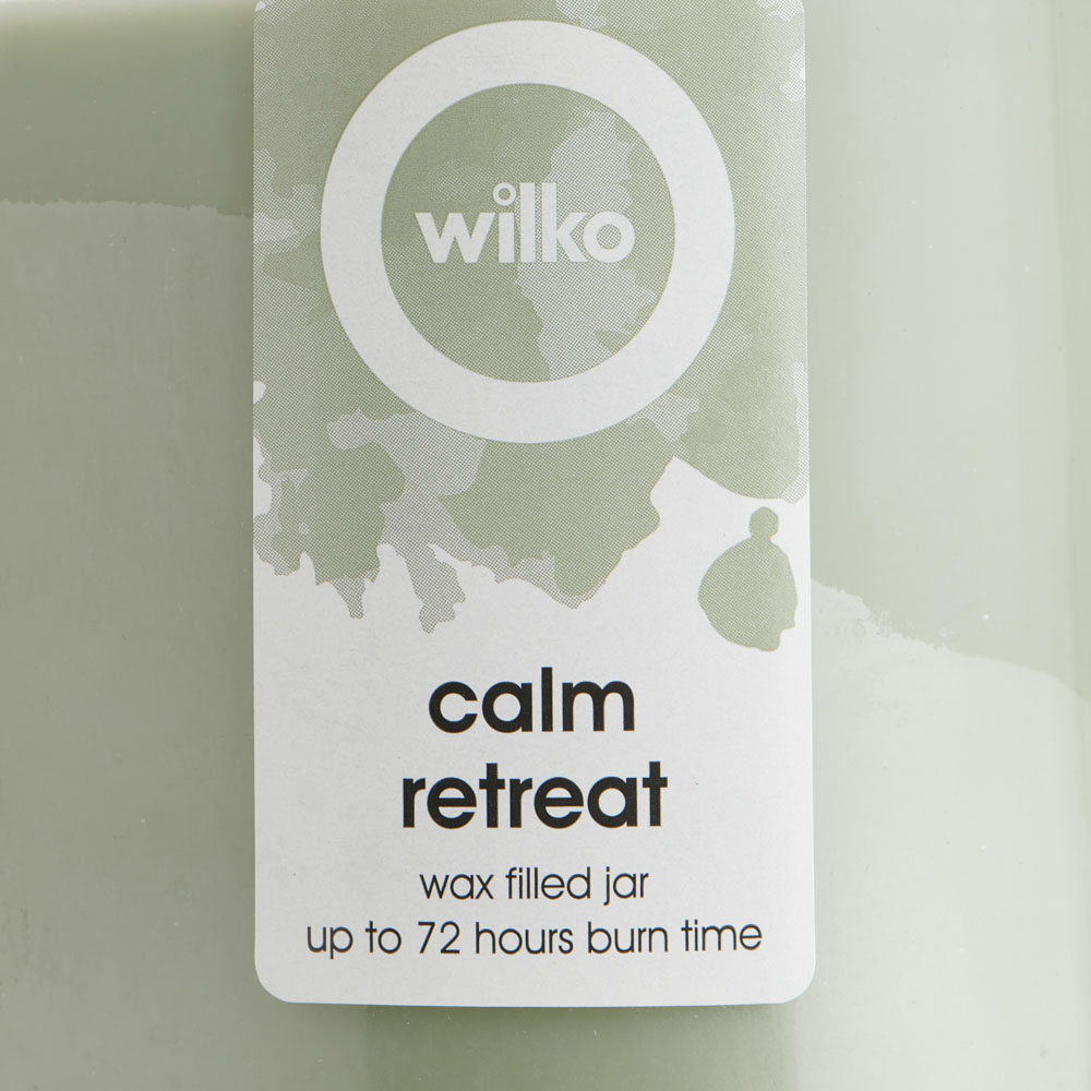 Wilko Calm Retreat Scented Jar Candle Image 3