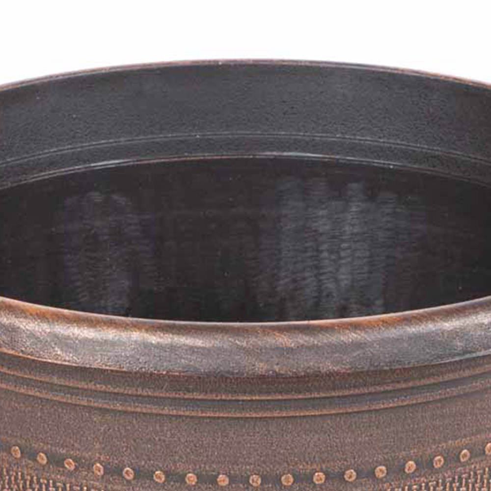 YouGarden Acorn Plastic Round Planters 4 Pack Image 3