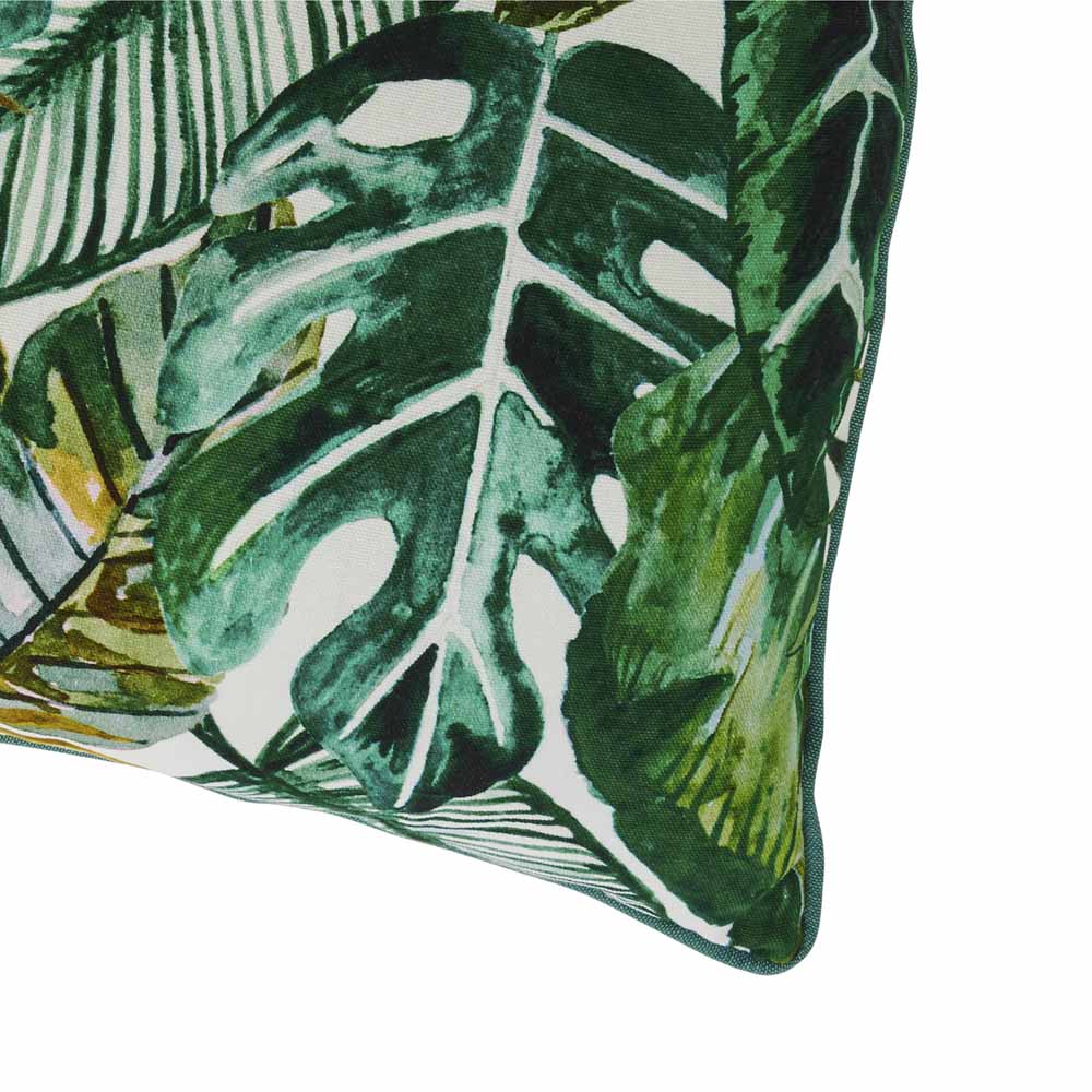 Wilko Urban Leaf Print Cushion 43x43cm Image 2