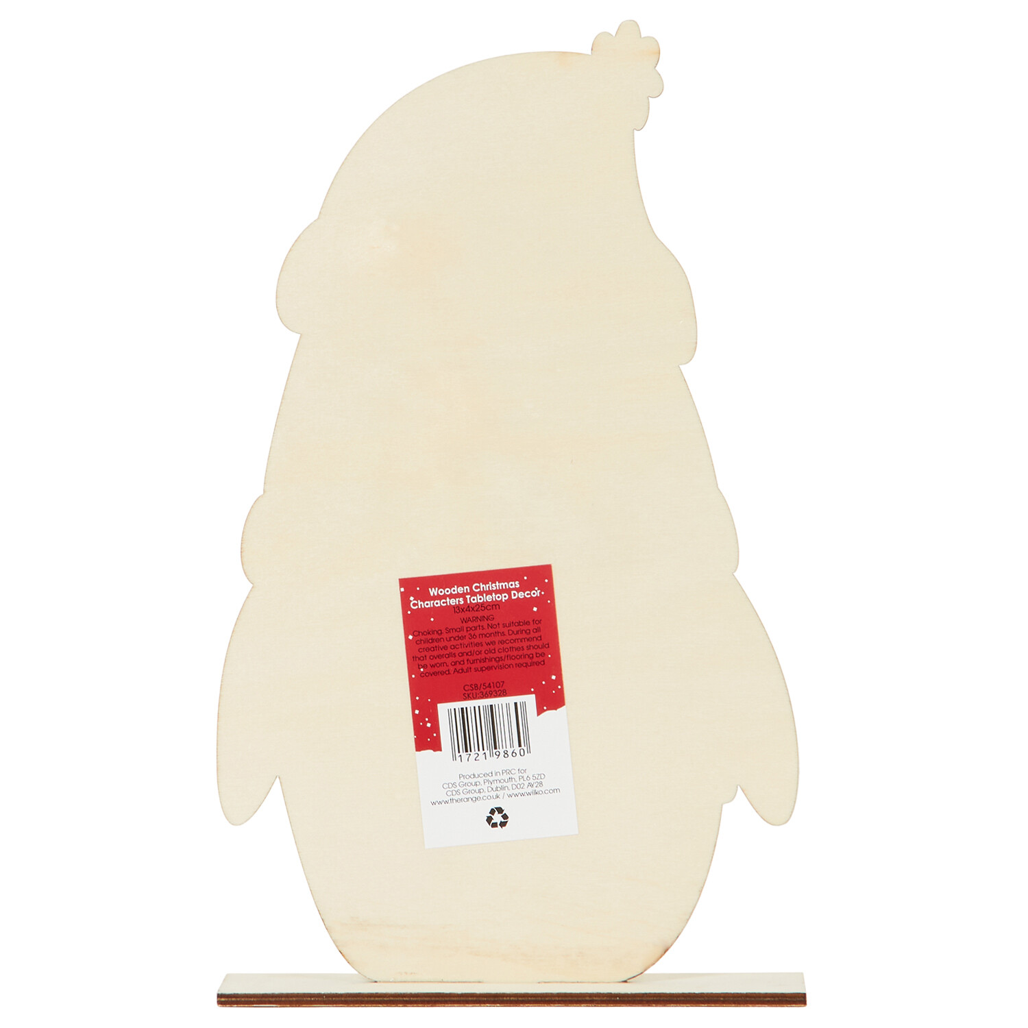 Wooden Xmas Characters - Brown Image 9