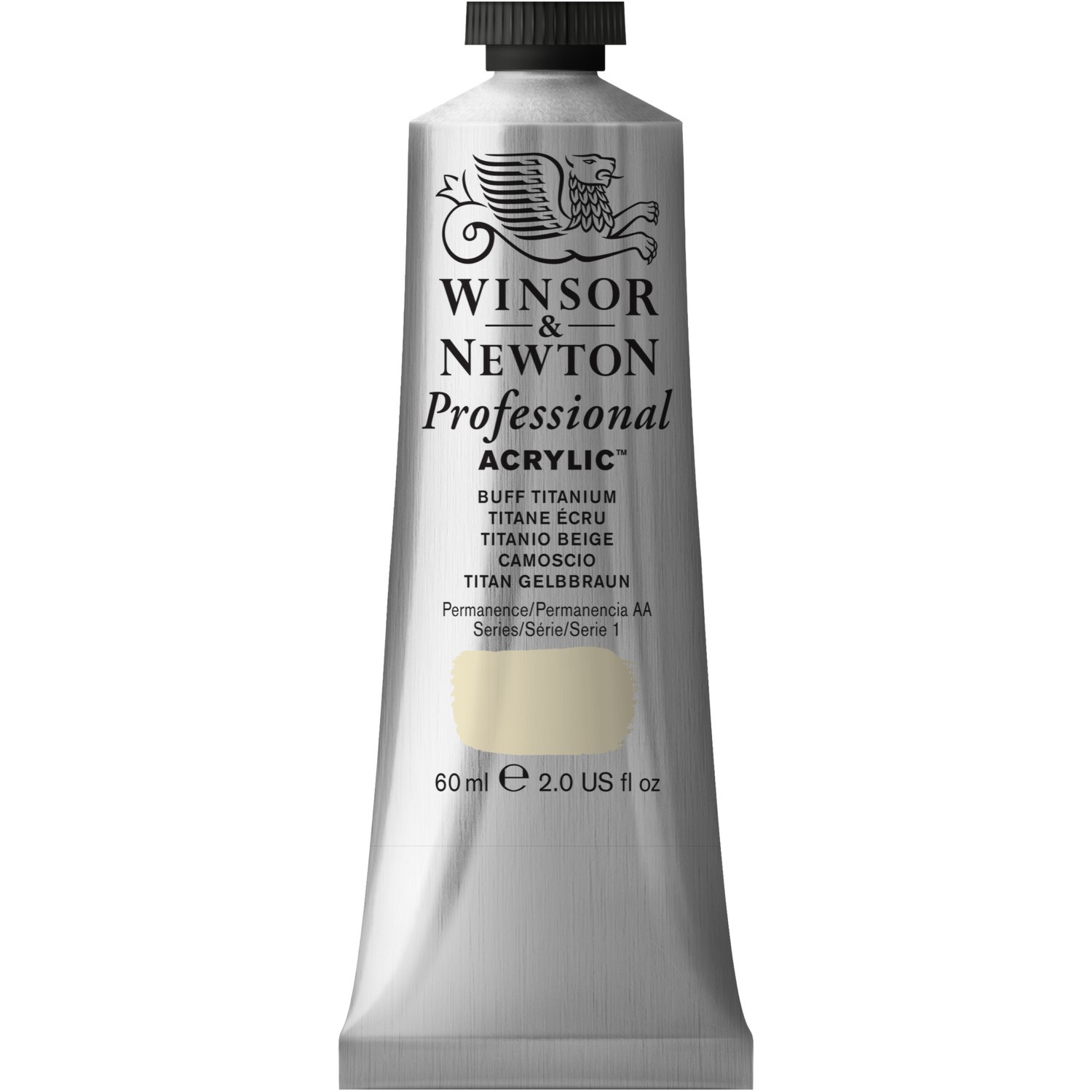 Winsor and Newton 60ml Professional Acrylic Paint - Buff Titanium Image 1
