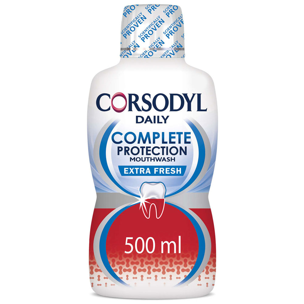 Corsodyl Complete Protection Mouthwash 500ml Image 1