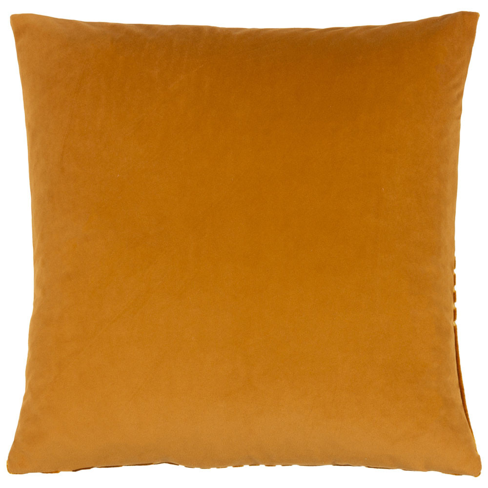 Paoletti Evoke Gold Cut Velvet Cushion Image 3