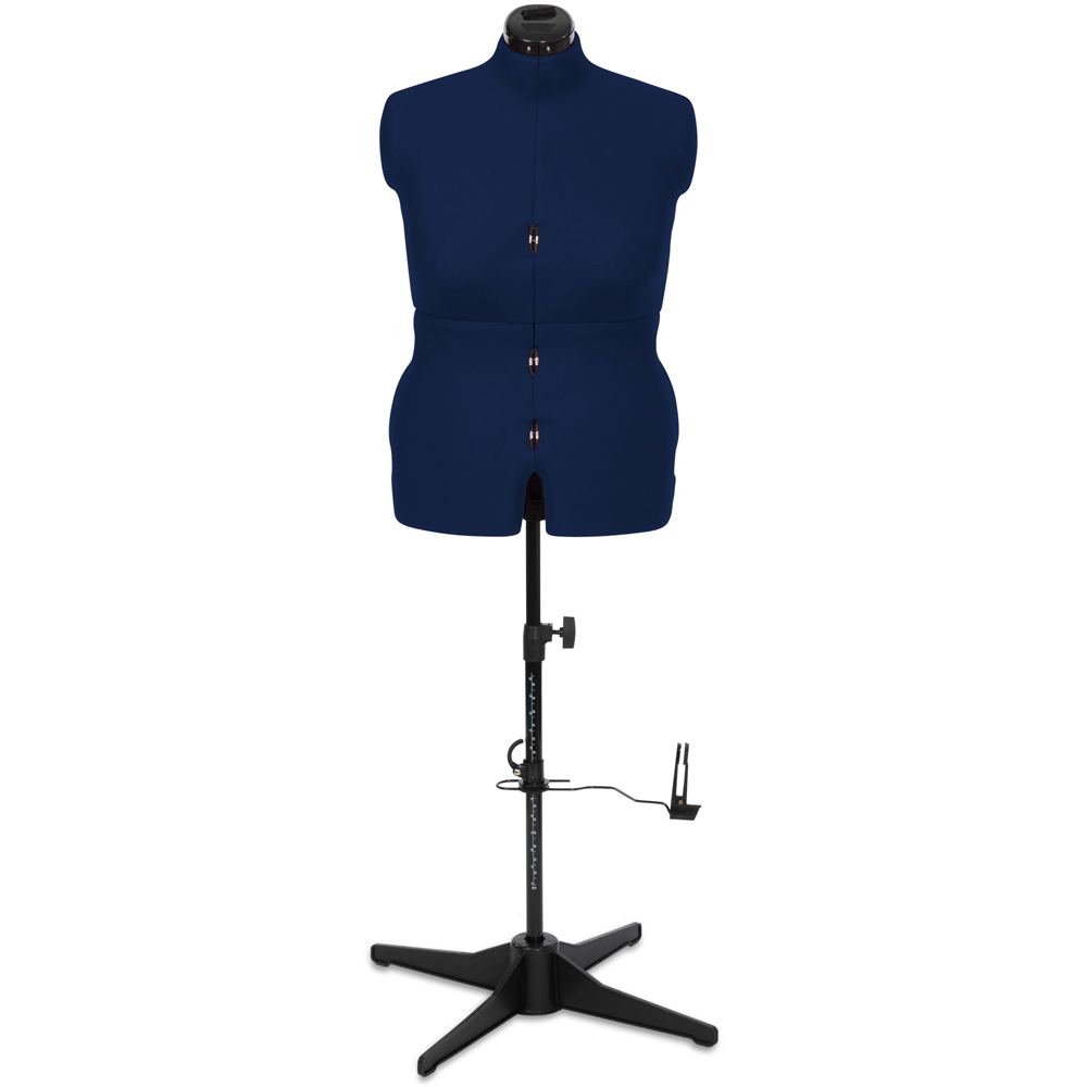 Sewing Online 023818-NVY Navy Adjustable 8-Part Dressmakers Dummy with Hem Marker Large Image 2