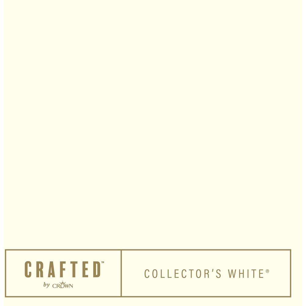 Crown Crafted Walls & Wood Collectors White Luxurious Flat Matt Paint 2.5L Image 7