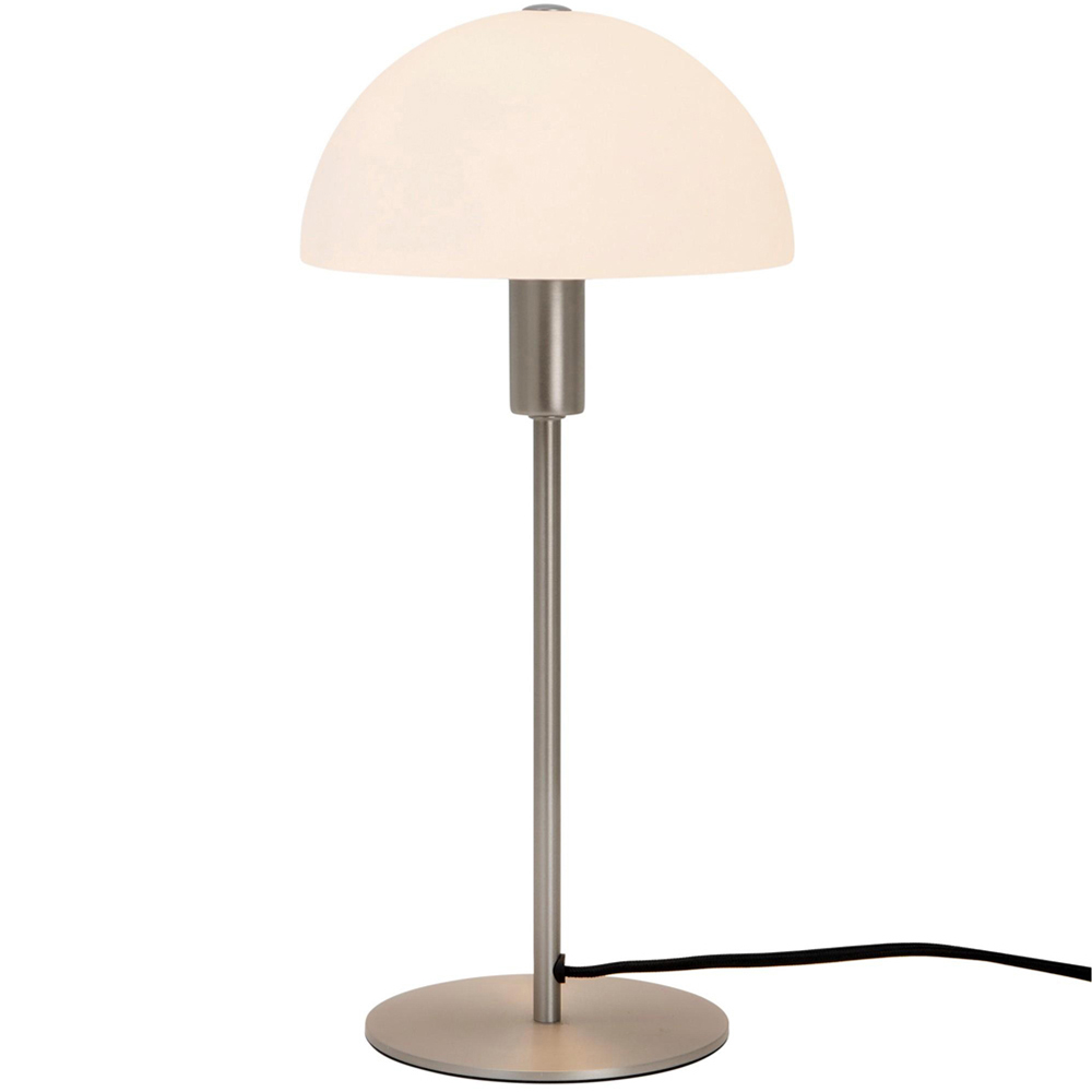 Nordlux Ellen 20 E14 Opal Steel Table Lamp Image 1