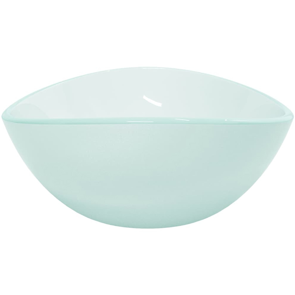 vidaXL Frosted Tempered Glass Wash Basin 155 x 545 x 350mm Image 3
