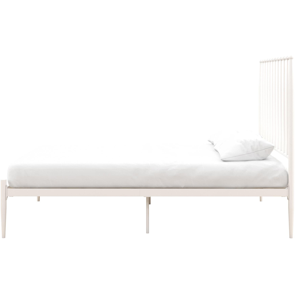 Dorel Giulia Double White Metal Bed Frame Image 4