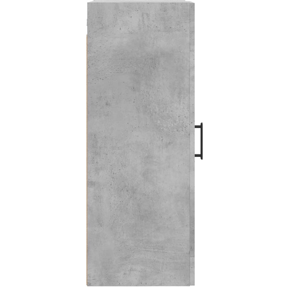 vidaXL Single Door Concrete Grey Wall Mounted Cabinet Image 6