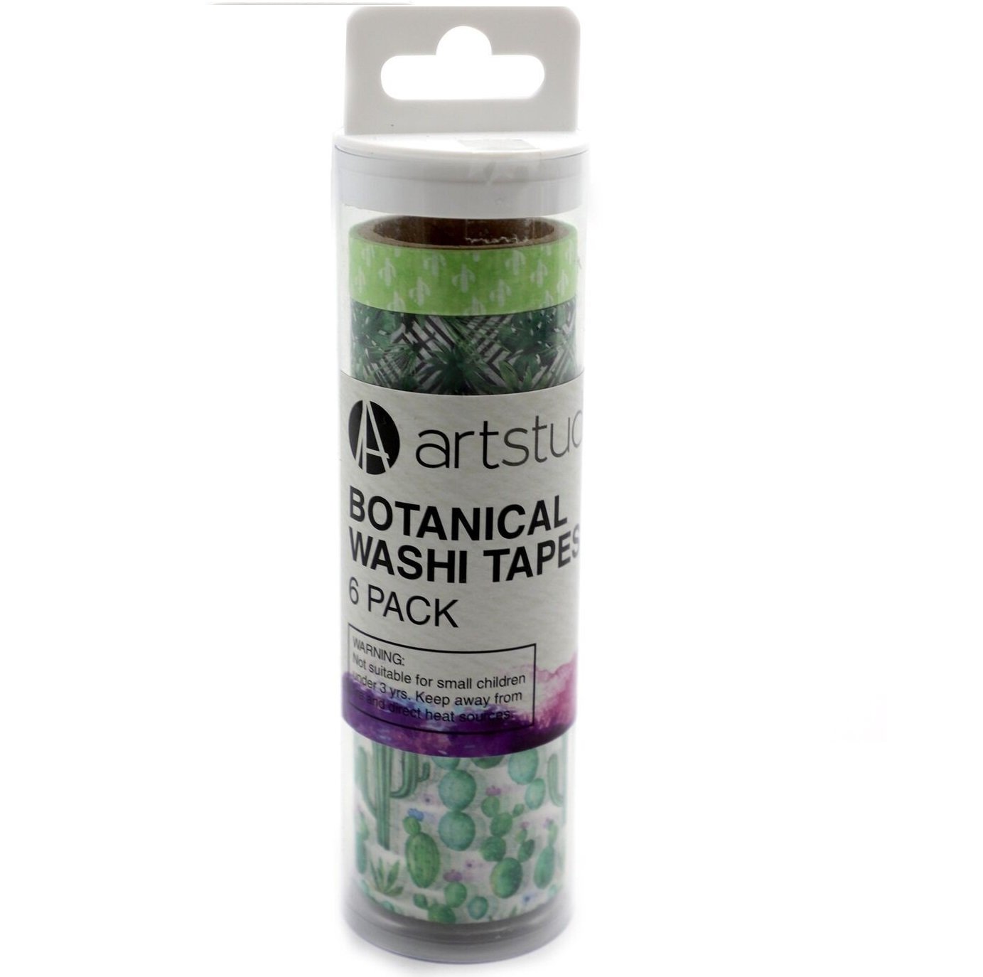 Art Studio Pack of Six Washi Tapes - Botanical Image