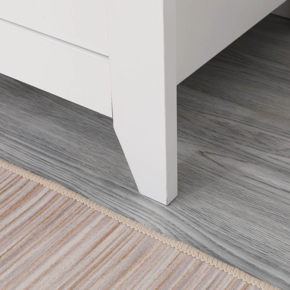 FurnitureHMD 5 Drawer White Wooden Chest of Drawers Image 6