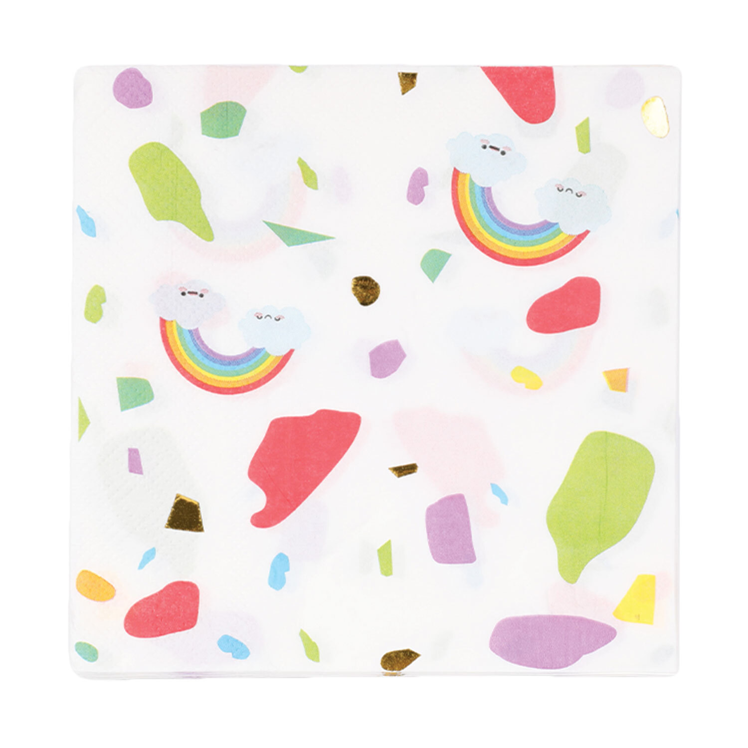 Rainbow Napkin 16 Pack Image 2