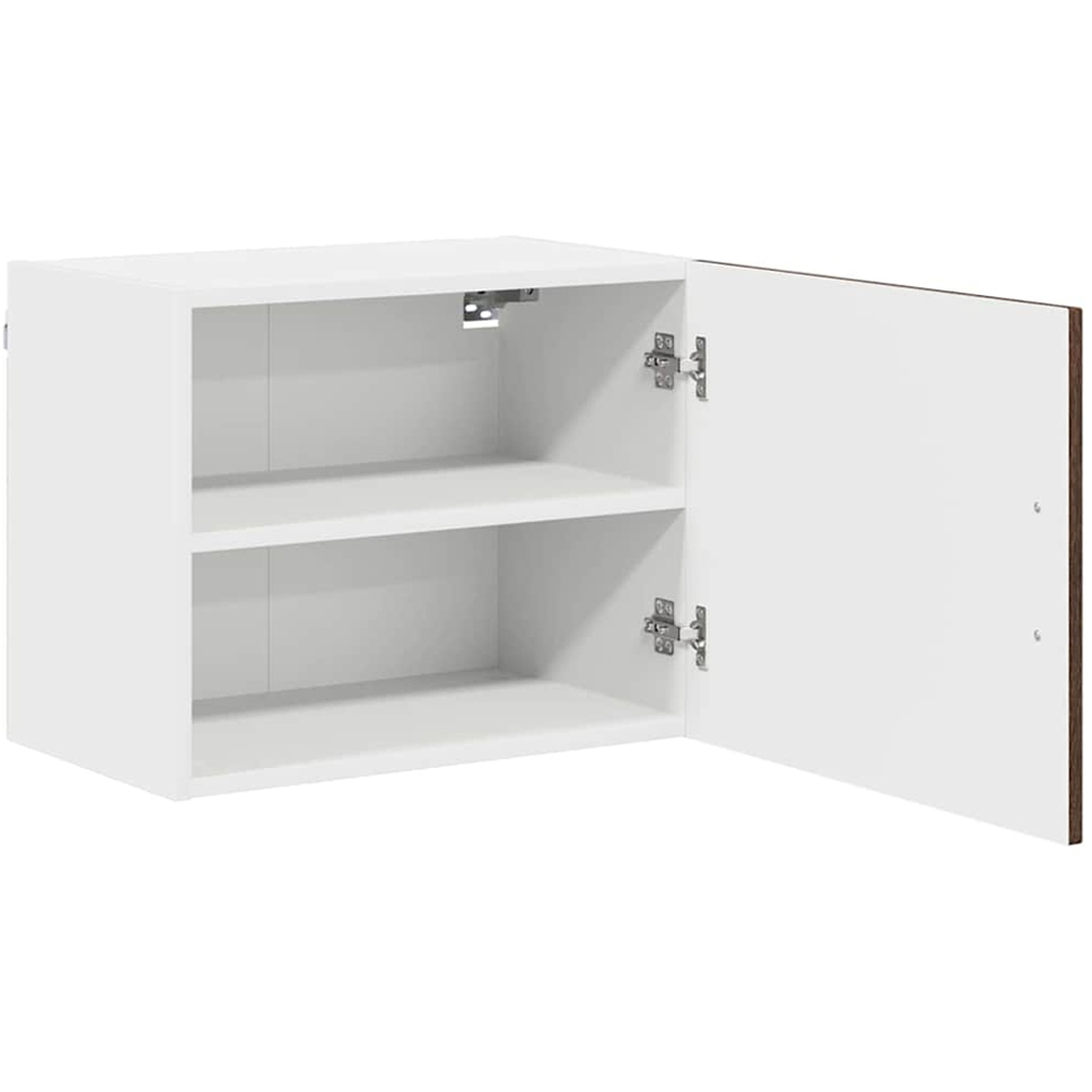vidaXL Kalmar Single Door Brown Oak Wall Mounted Wide Kitchen Cabinet Set of 2 Image 4