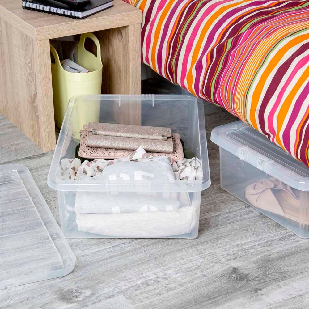 Wham 32L Crystal Storage Box and Lid 5 Pack Image 4