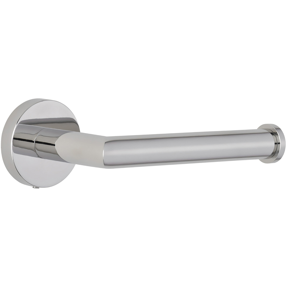 Silver Polished Toilet Roll Holder Image 1