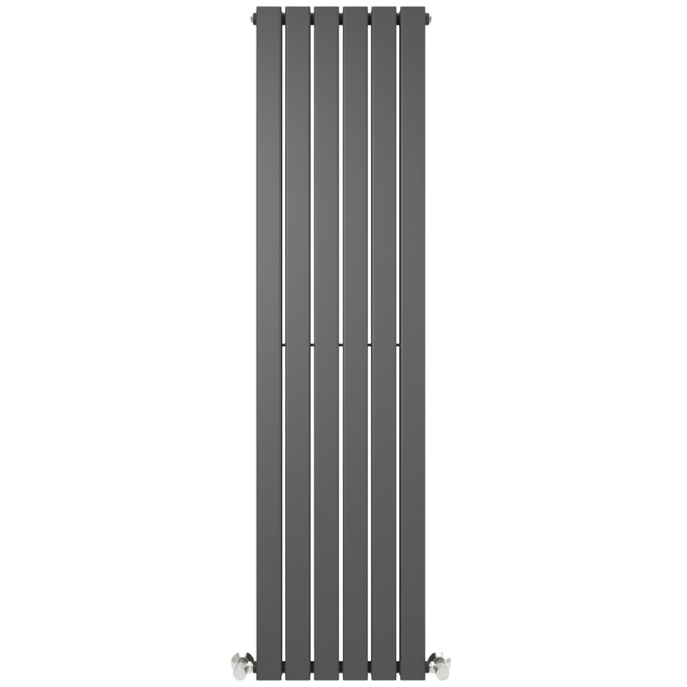 Anthracite 6663 BTU Double Flat Panel Vertical Column Radiator 1800 x 408mm Image 3