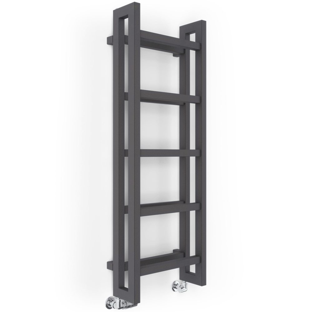 Terma Stand Modern Grey Heated Towel Rail 2097 BTU 1150 x 400mm Image 3