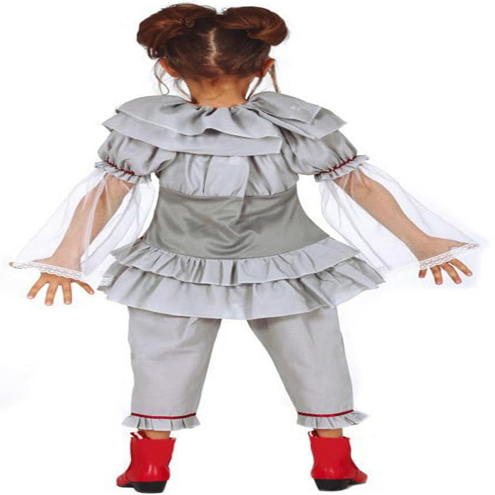 Fiestas Guirca Scary Clown White and Red Costume 5 to 6 Years Image 2