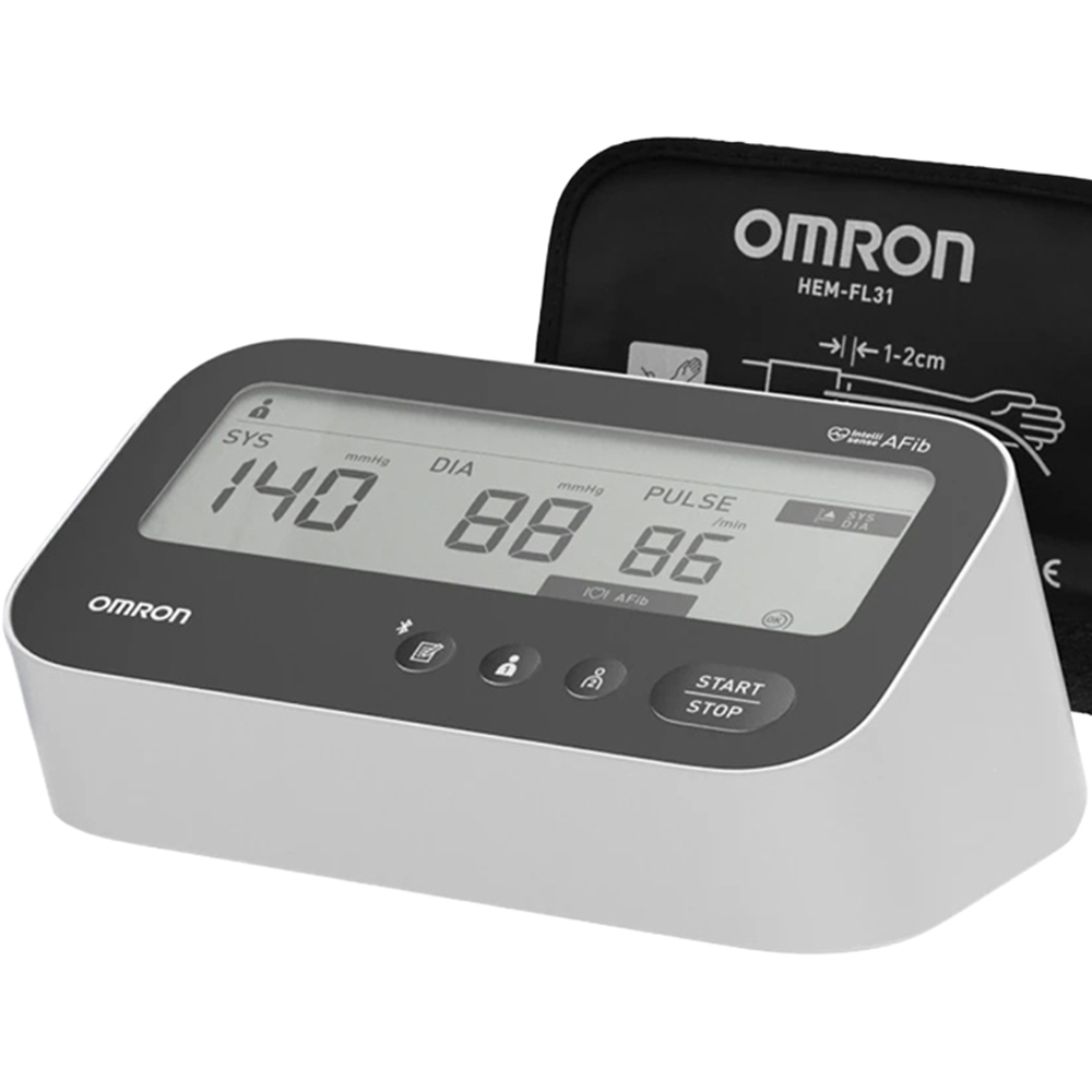 Omron M4 Connect AFib Automatic Bluetooth Upper Arm Blood Pressure Monitor Image 2