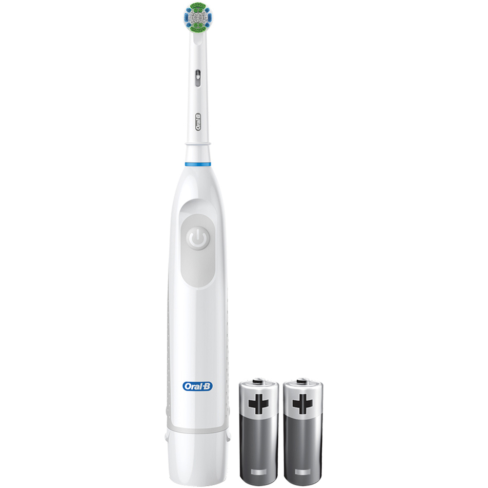 Oral-B Pro Battery White Precision Clean Power Toothbrush Image 2