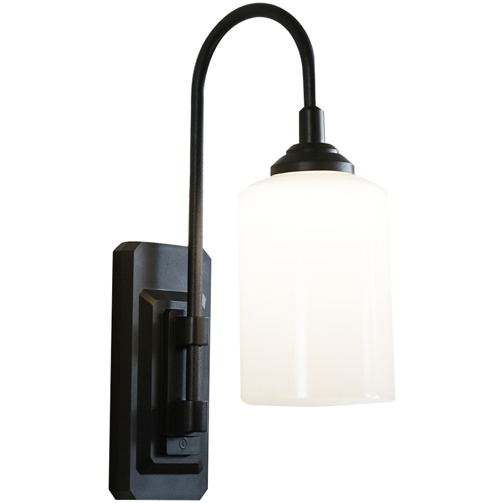JML Smart Sconce Black Dimmable Wireless Up and Down Wall Light Image 1