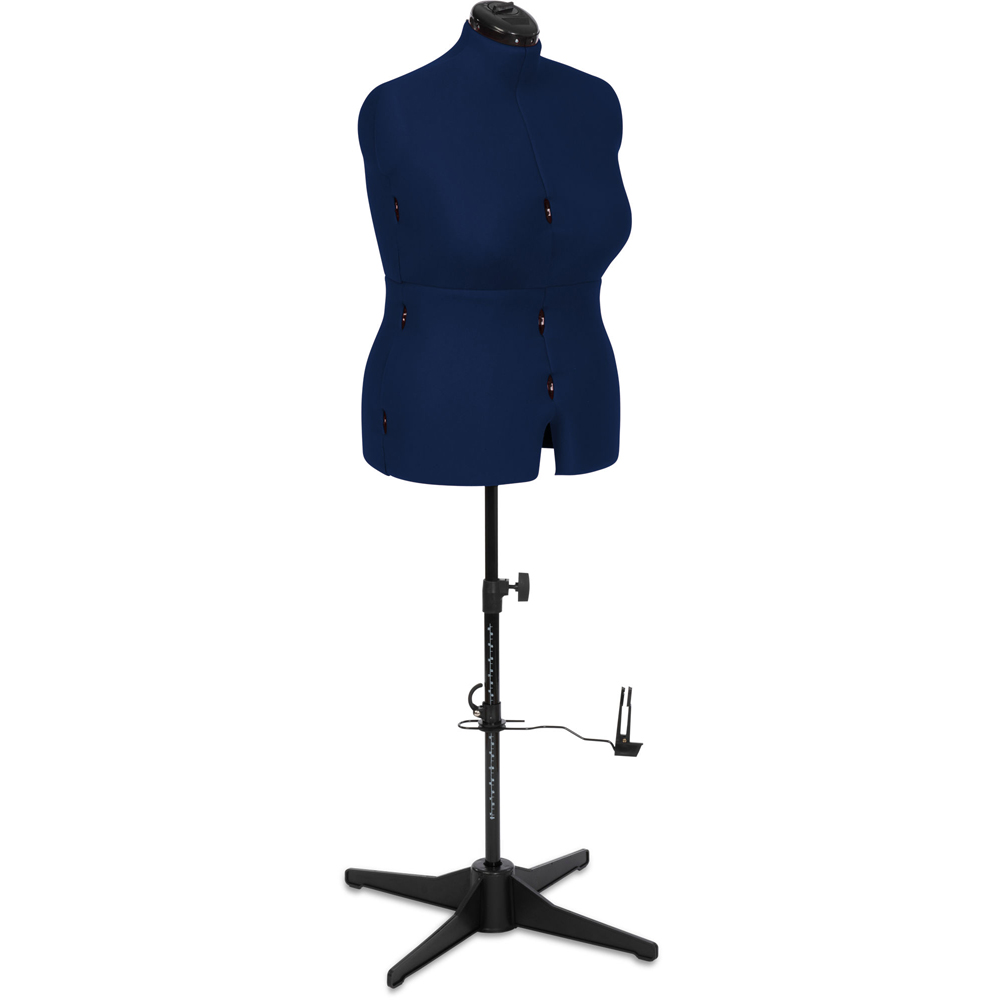 Sewing Online 023818-NVY Navy Adjustable 8-Part Dressmakers Dummy with Hem Marker Large Image 1