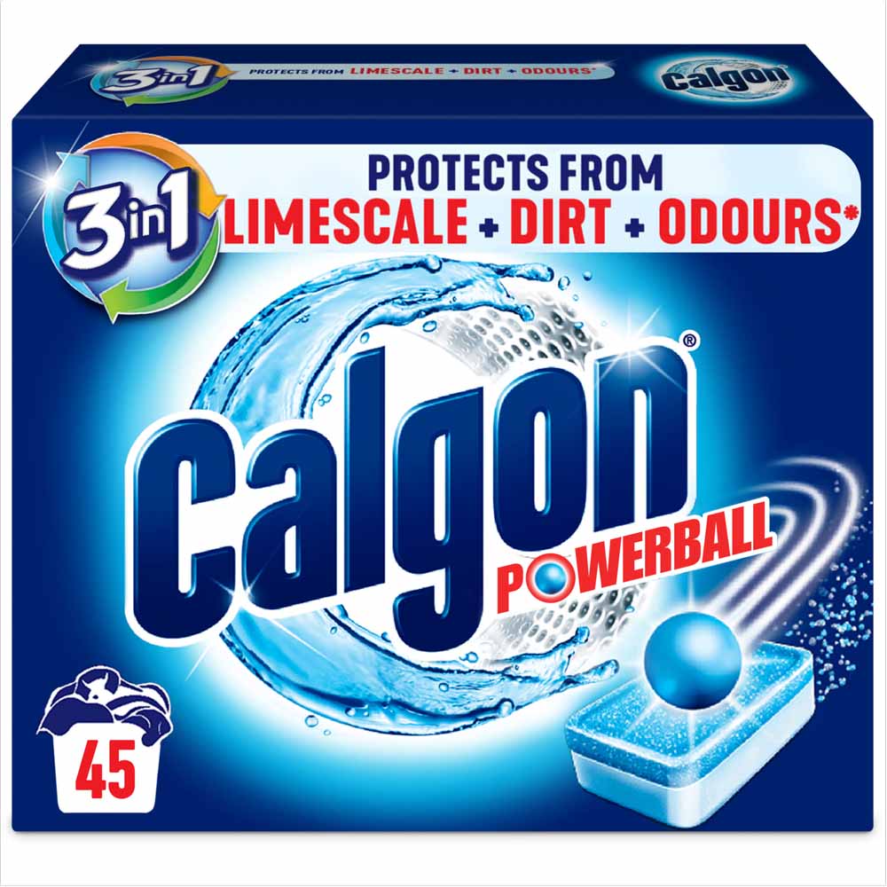 Calgon 3 in 1 Water Softener Powerball Tablets 45 Tablets Case of 5 Image 4