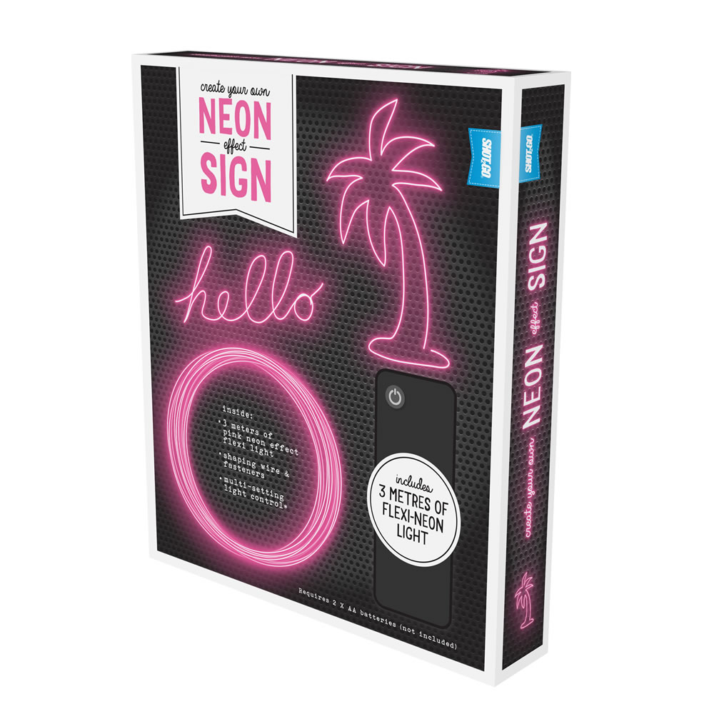 Shot2go DIY Neon Sign Pink Image