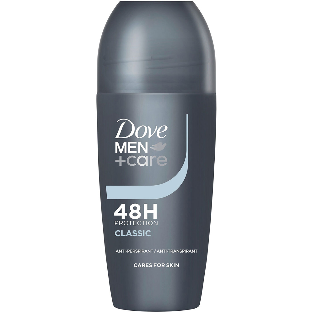 Dove Men + Care Classic Anti-Perspirant 48H Protection Deodorant Roll On 50ml 24 Pack Image 7