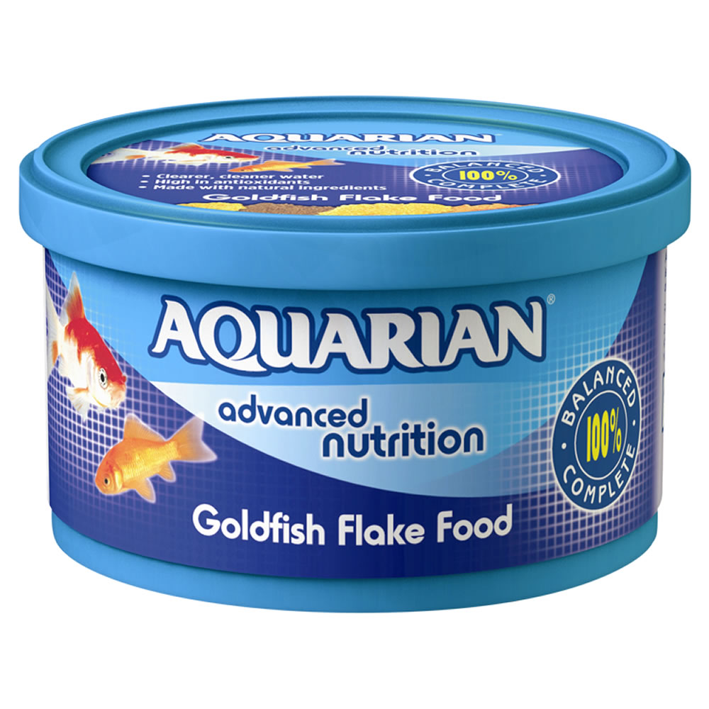 Aquarian Goldfish Flake Food 25g Image 1