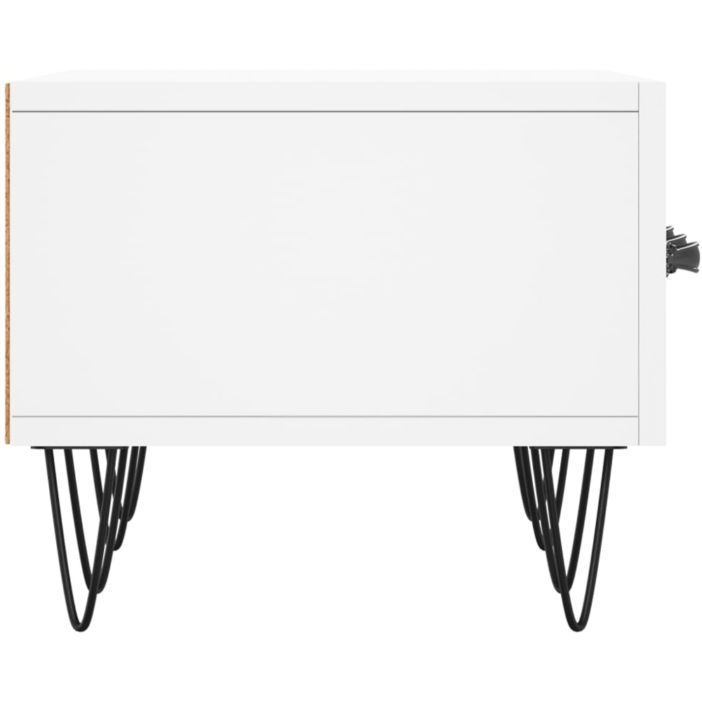 vidaXL 3 Drawer White TV Cabinet Image 7