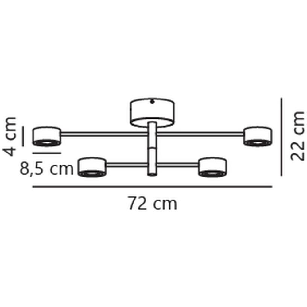 Nordlux Clyde Flex 4-Rail Black Spotlight Image 6