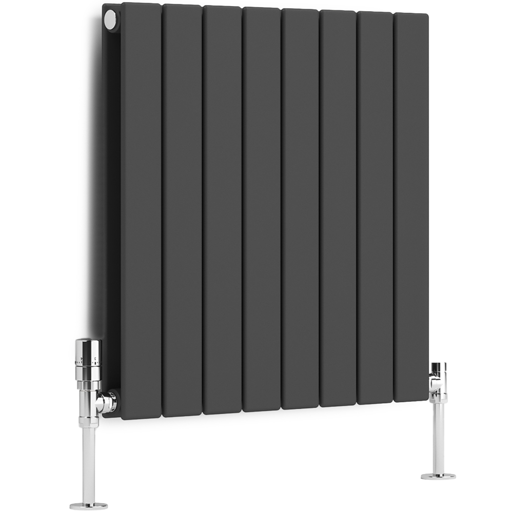 Terma Forte 2111 BTU Metallic Grey Double Panel Radiator 600 x 588mm Image 1