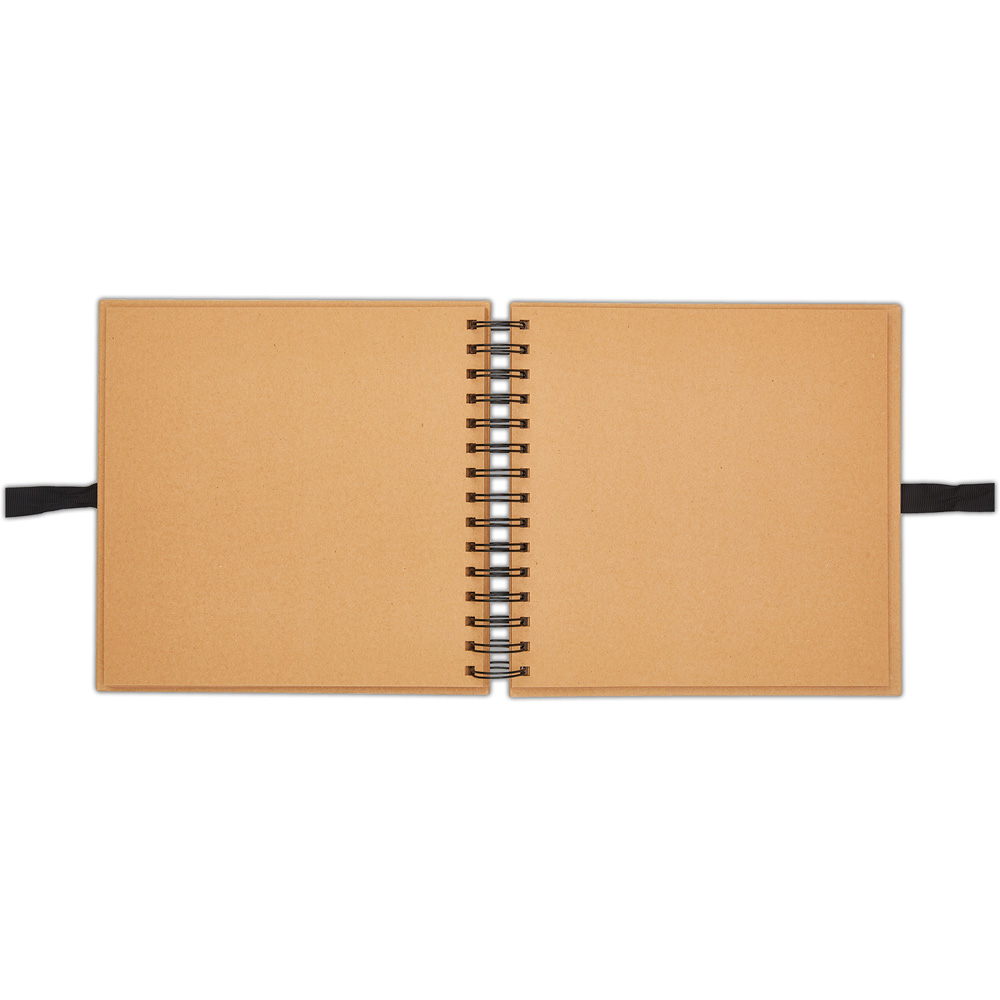Papermania 8 x 8 inch Brown Kraft Scrapbook 40 Sheets 200gsm Image 3
