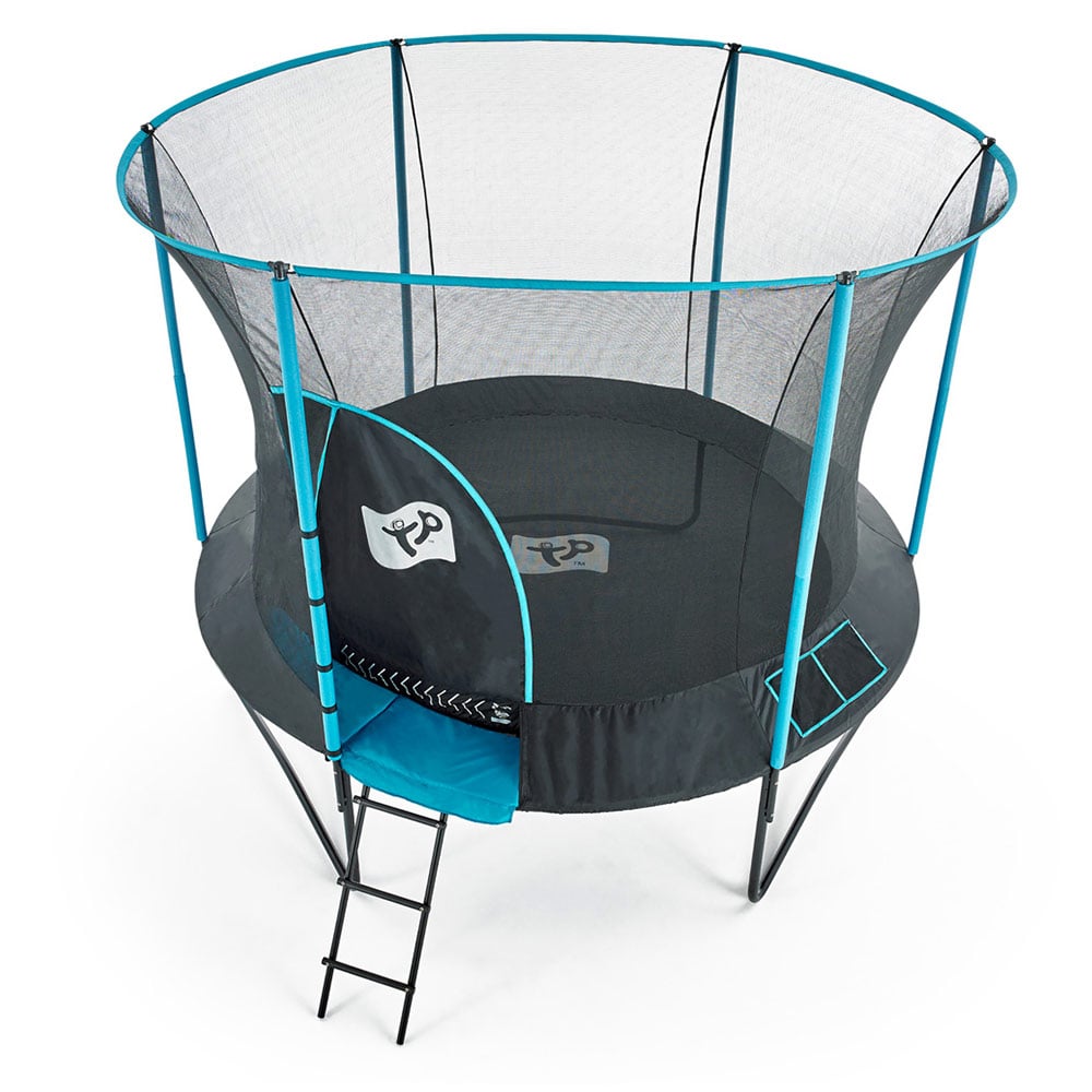 TP 10ft Genius Round Trampoline in Blue Image 2