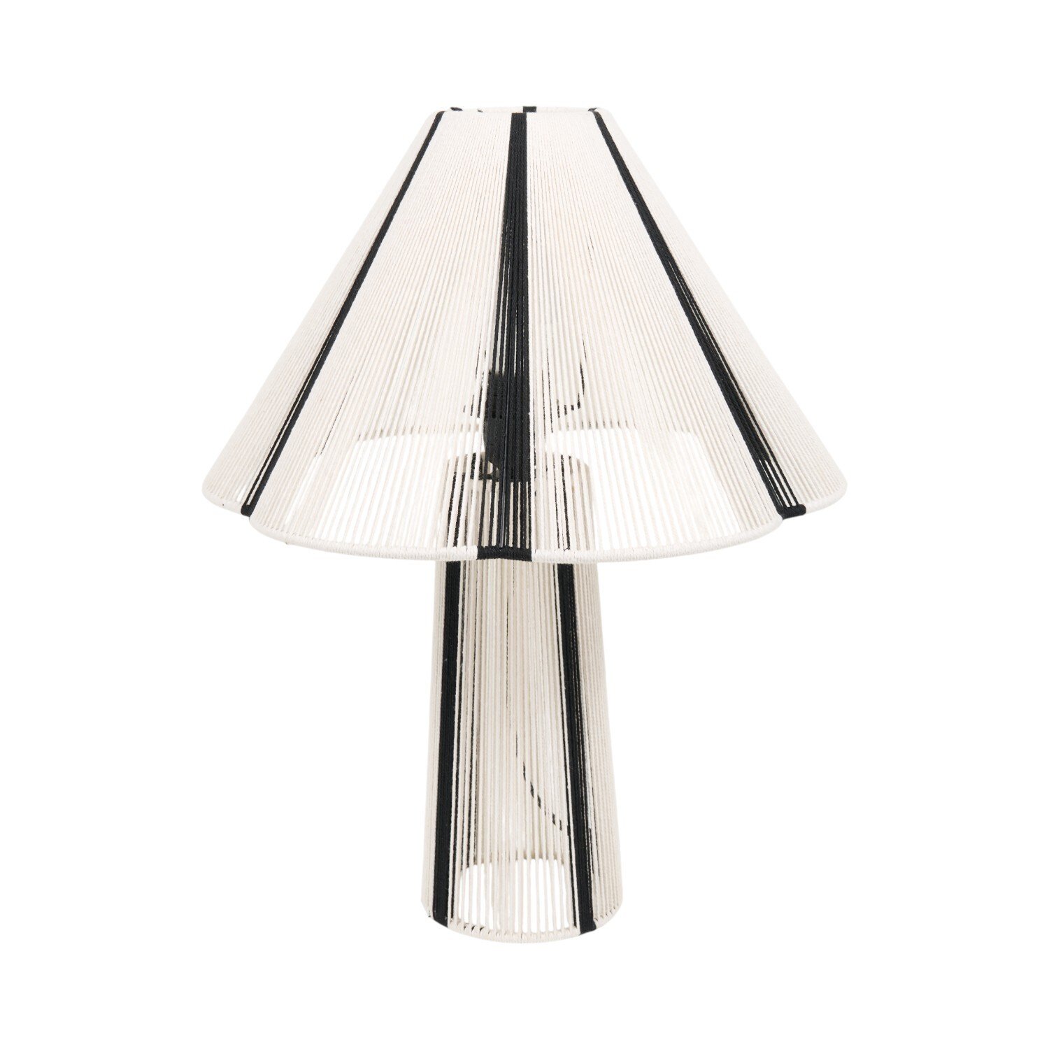 Stripey String Effect Table Light Monochrome Image 5