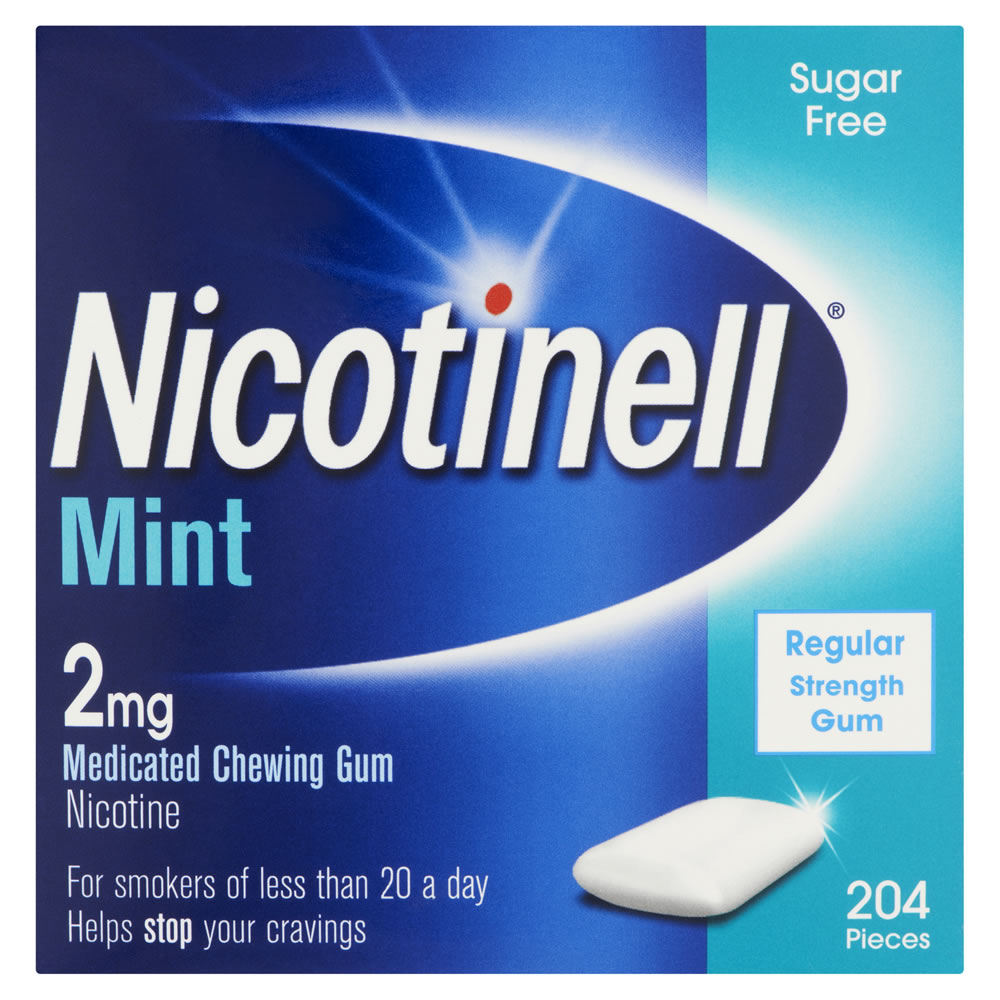 Nicotinell Mint Chewing Gum 2mg 204 pieces Image 3