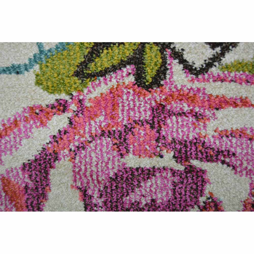 Textiles Villa Multi Floral Rug 80x 150cm Image 2
