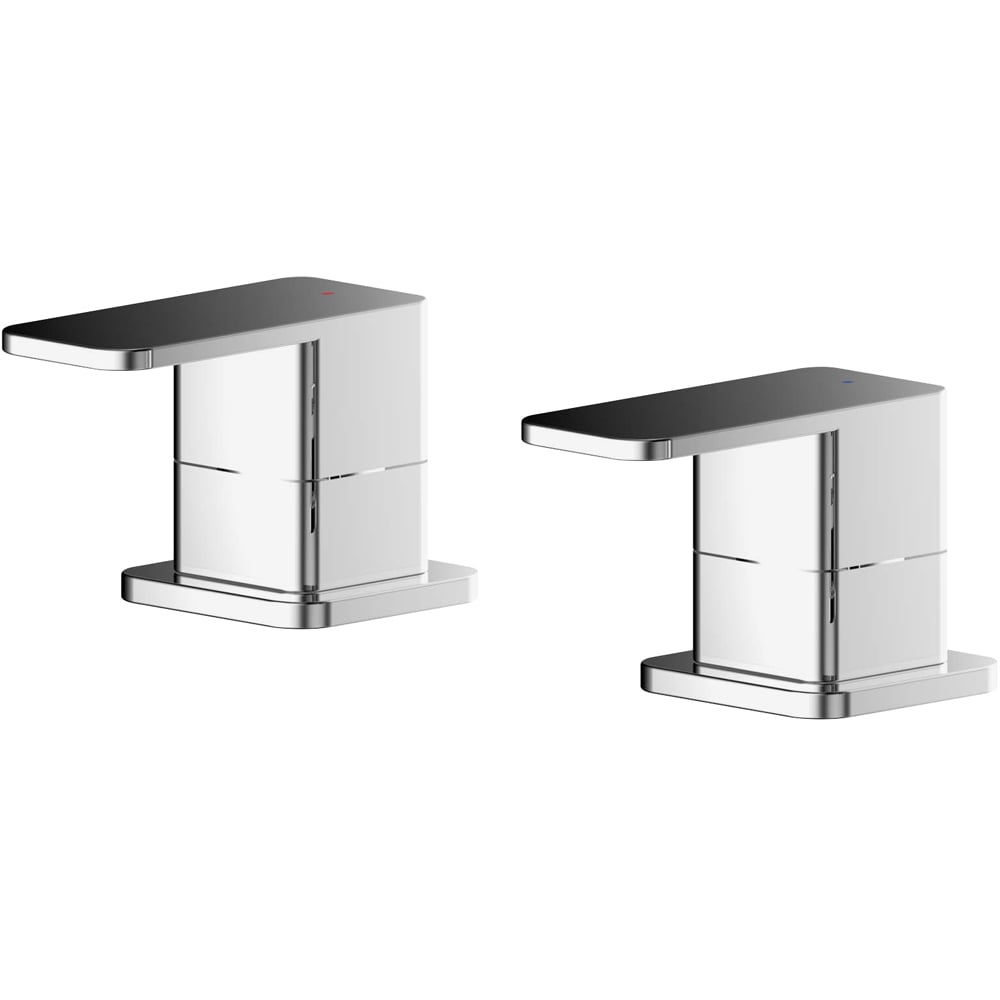 nuie Windon 3/4 inch Chrome Pair of Side Valves Image 1